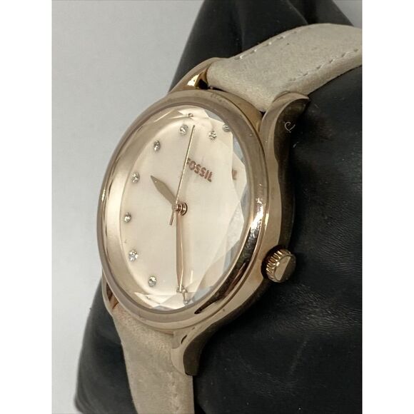 Fossil Laney BQ3466 Women's Leather Analog Dial Quartz Genuine Wrist Watch XR364 - Picture 4 of 12